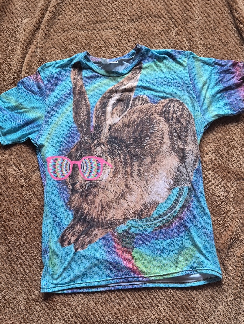 Crazy Rabbit Shirt. Tye Dye